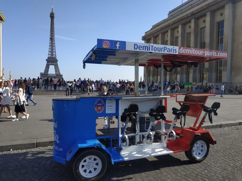 BeerBike Demi Tour Paris Tour Eiffel