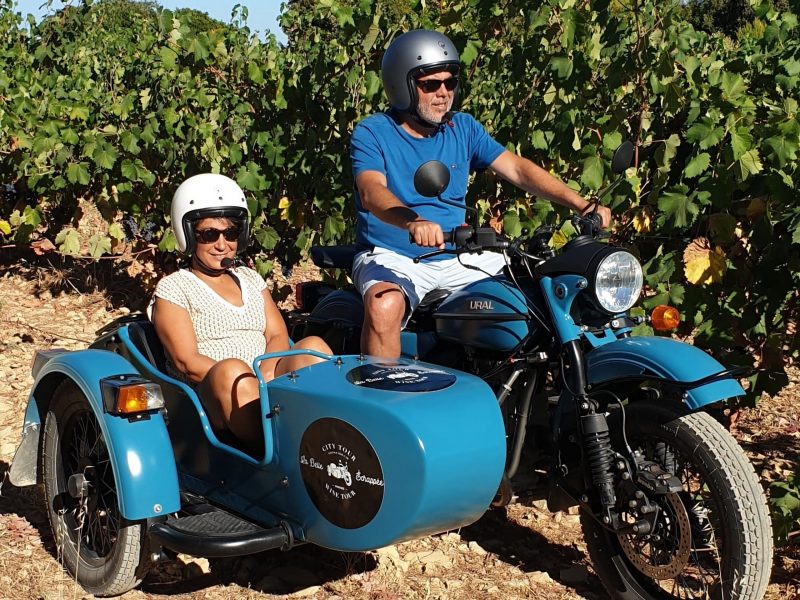 Visite insolite de la Provence en side-car