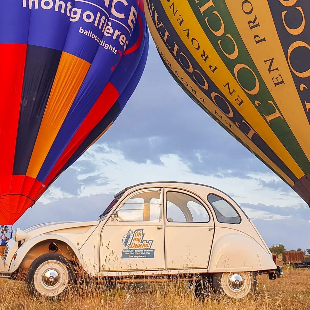 balade insolite en provence en 2cv
