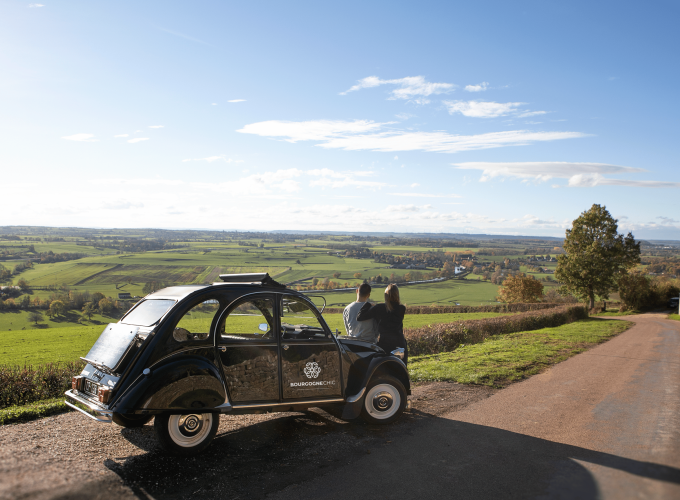 Escapade en Bourgogne au volant d’une Citroën 2CV