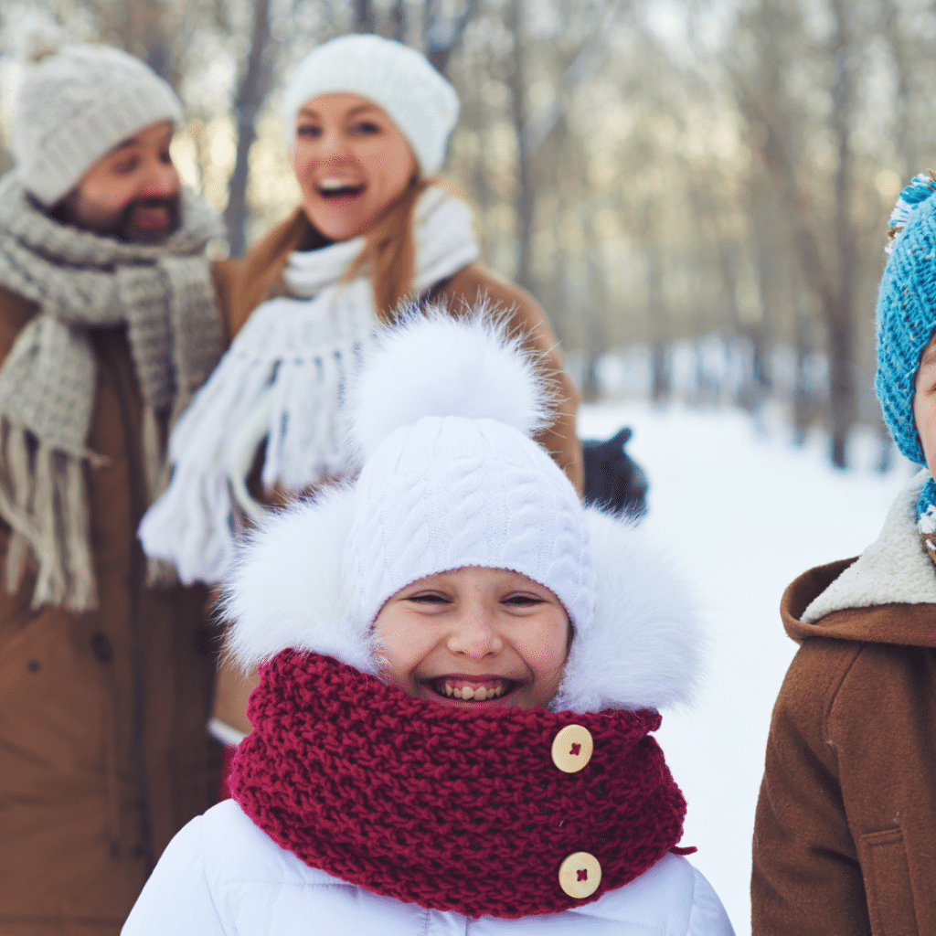 vacances d'hiver en famille