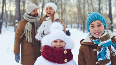 vacances d'hiver en famille