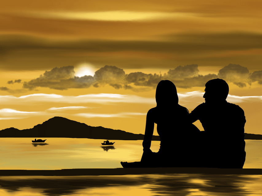 Moment romantique à deux Séjour en amoureux