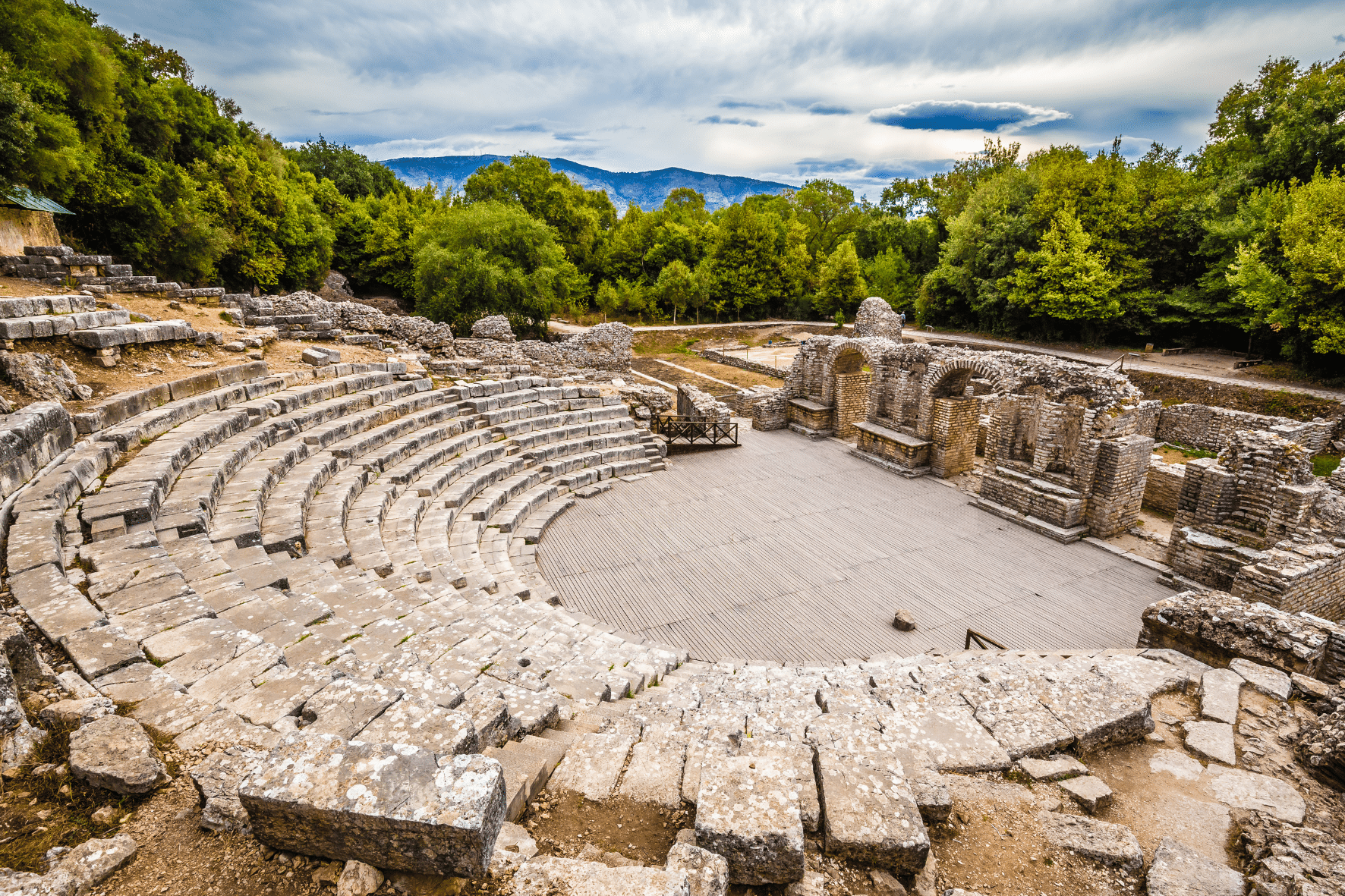 site archéologique de Butrint en Albanie