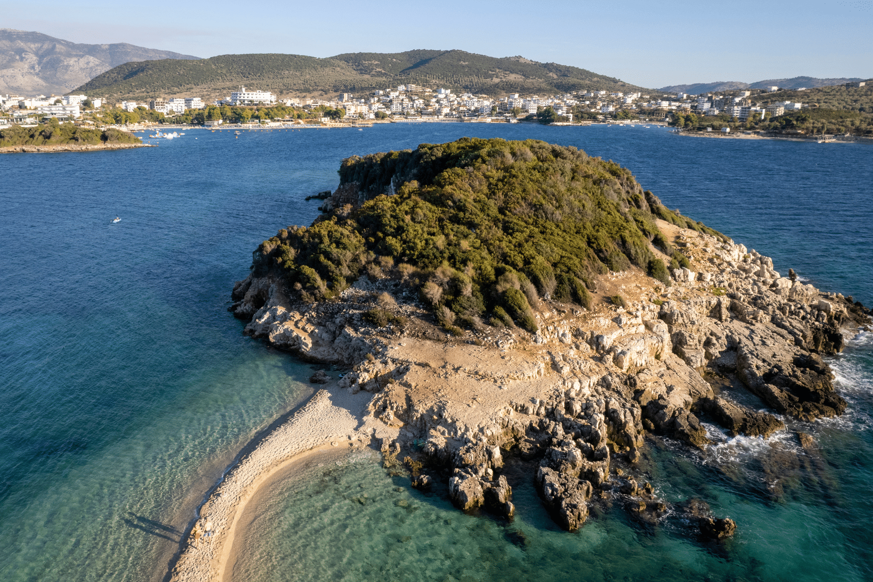 Ksamil en Albanie